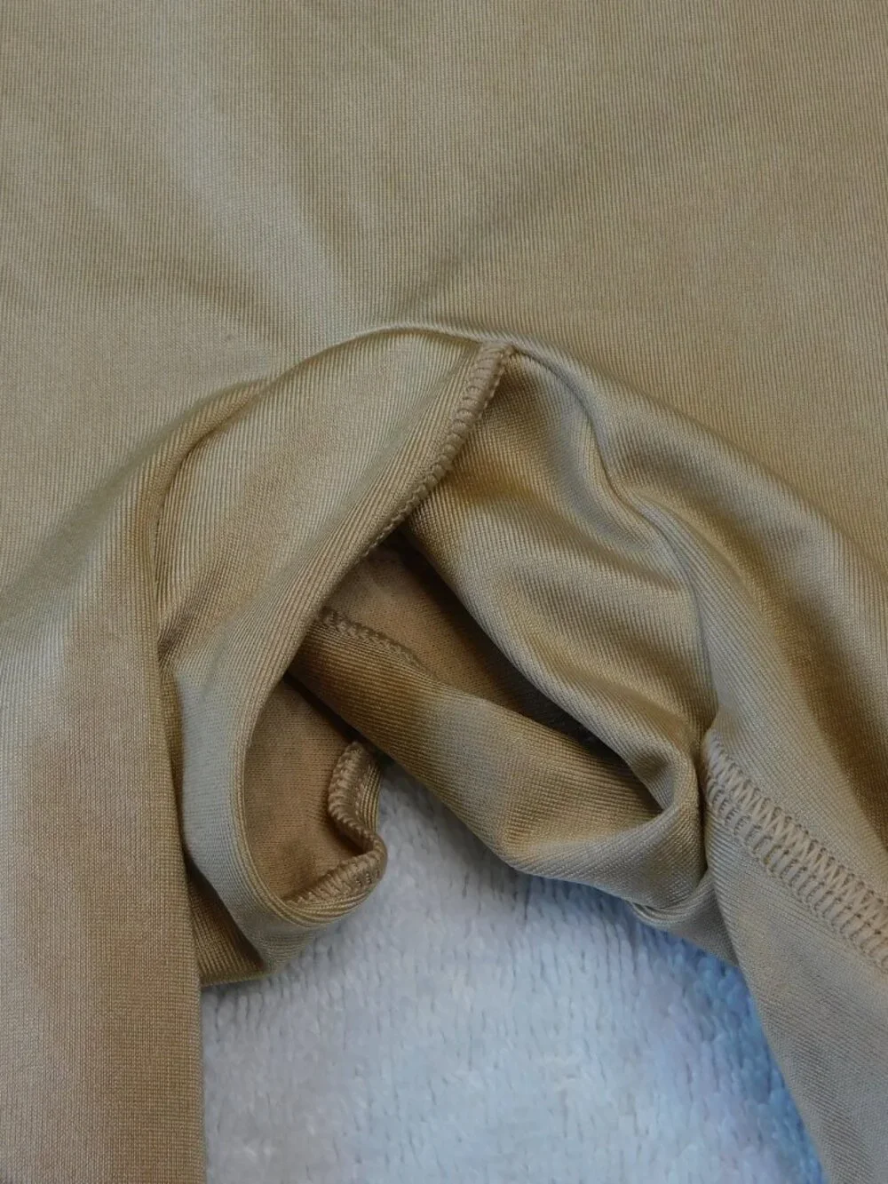 SPANX SpanxShape Invisible Mid Thigh Bodysuit | Tan | EUC | XL